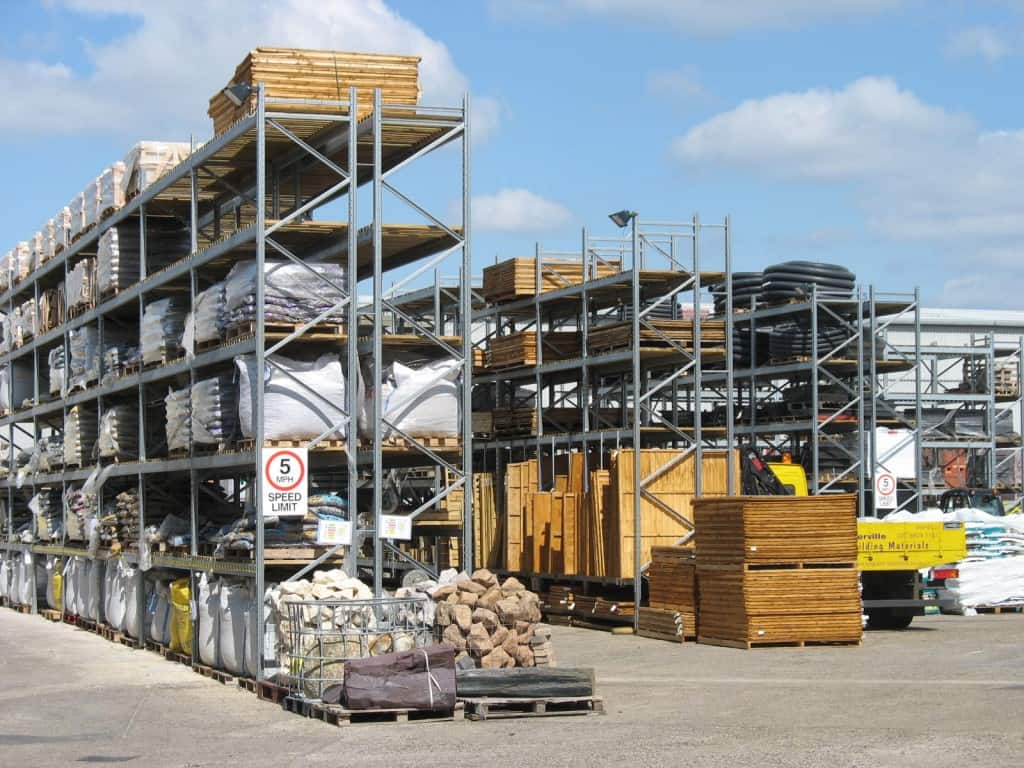 Builders Merchants Yard Pallet Racking