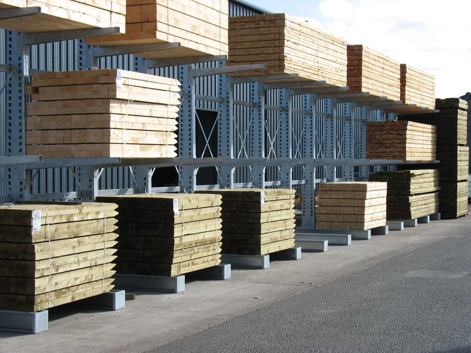 External Galvanised Cantilever Racking