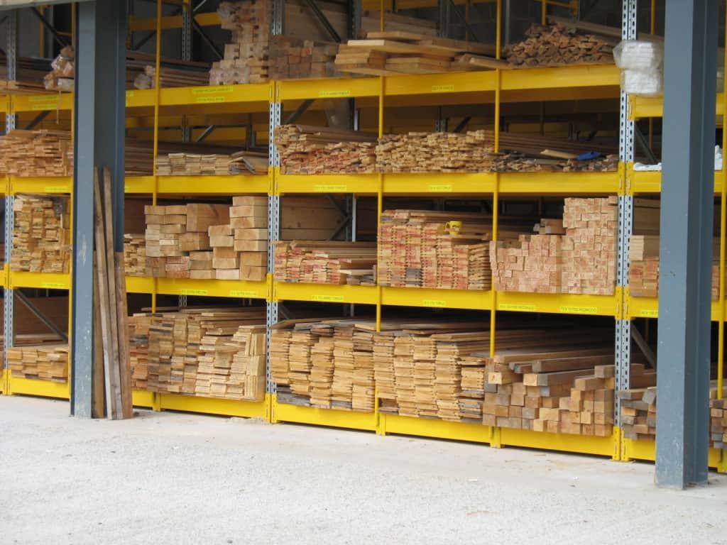 Pigeon Hole Racking for Timber Storage