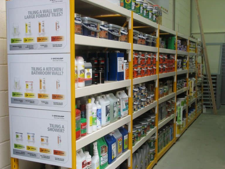 Builders Merchants Trade Shop Widespan Shelving