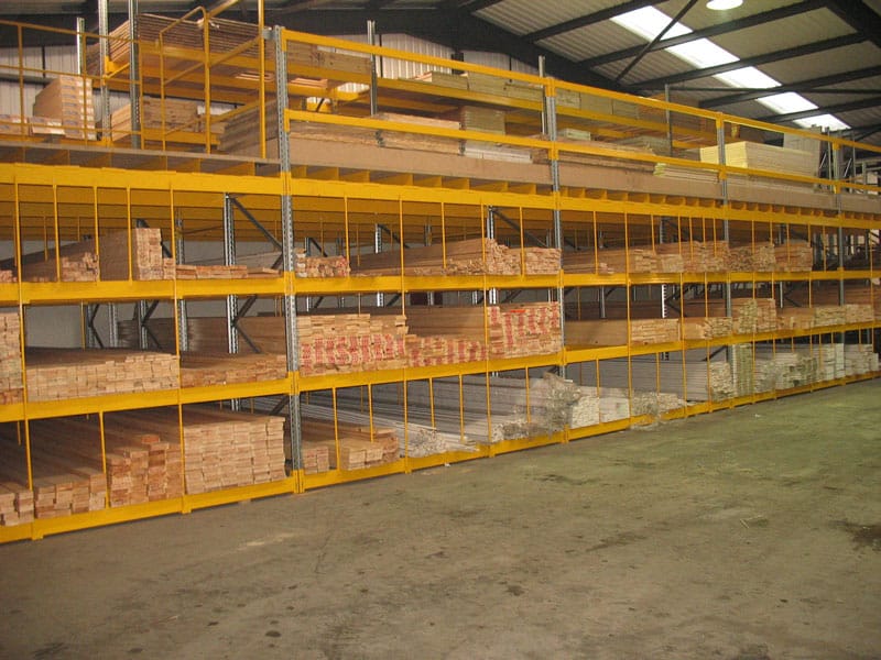 Pigeon Hole Racking for Timber Merchants