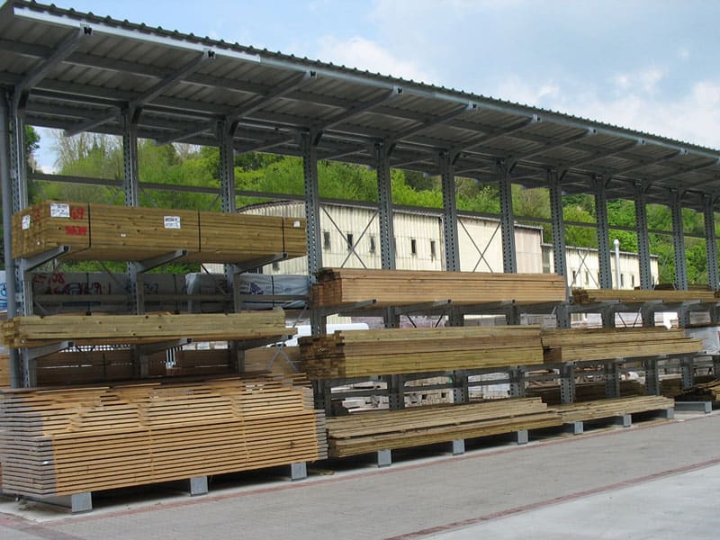 Cantilever Racking for Timber Merchants