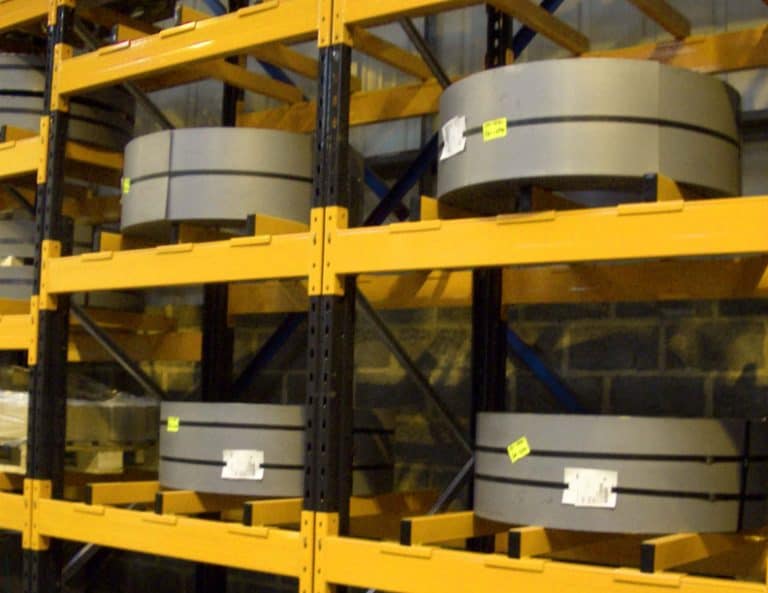 Industrial warehouse racking