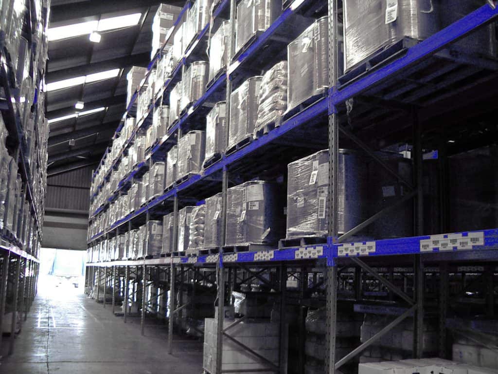 Distribution and Logistics Racking manufactured, designed and installed by S.E.M.CO – UK Suppliers of heavy-duty warehouse and Yard Racking
