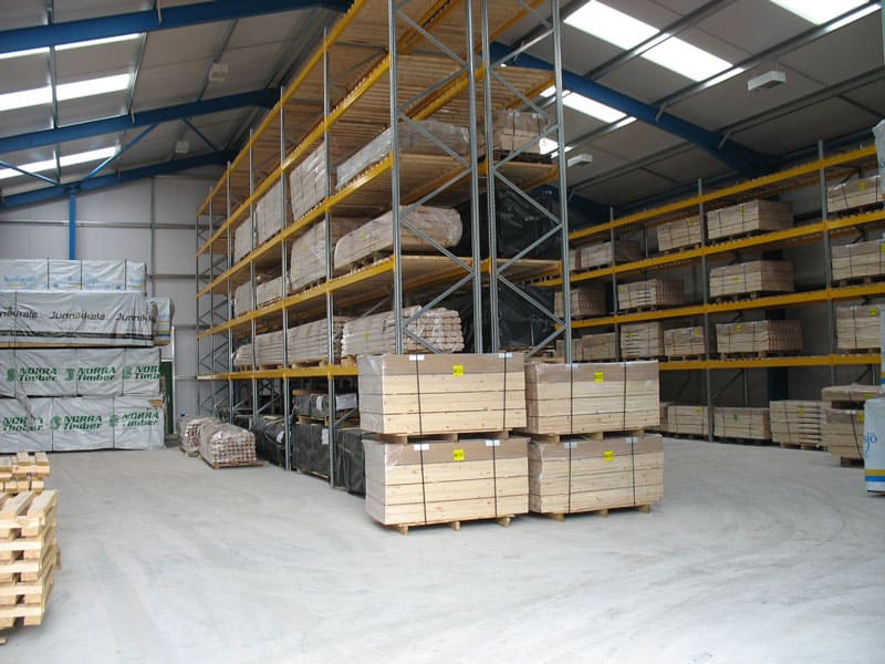 Internal Pallet Racking for Timber Mouldings