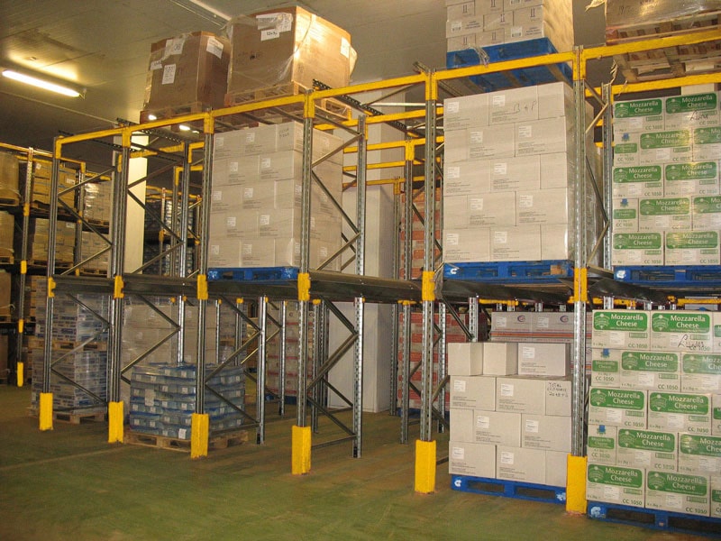 Drive in Pallet Racking manufactured, designed and installed by S.E.M.CO – UK Suppliers of heavy-duty warehouse and Yard Racking