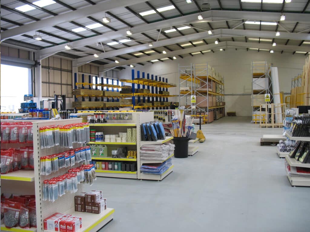 Gondola Shelving Sytems by S.E.M.CO – UK Suppliers of heavy-duty warehouse and Yard Racking