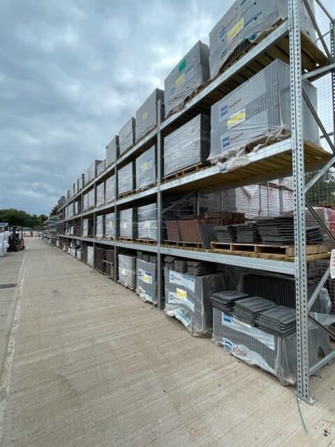 Pallet Racking For Builders Merchants which has been manufactured, supplied and installed by S.E.M.CO - Leading specialists of warehouse and yard racking.