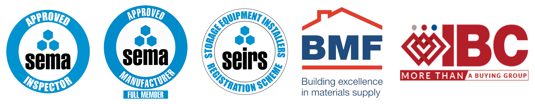 Industry Body Logos SEMA BMF IBC