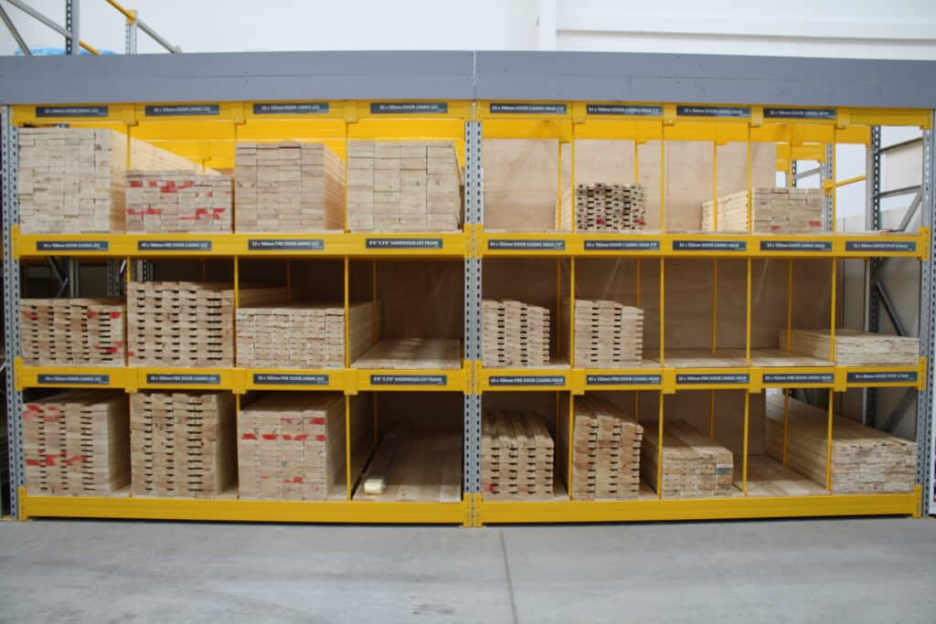Pigeon Hole Racking for Timber Merchants