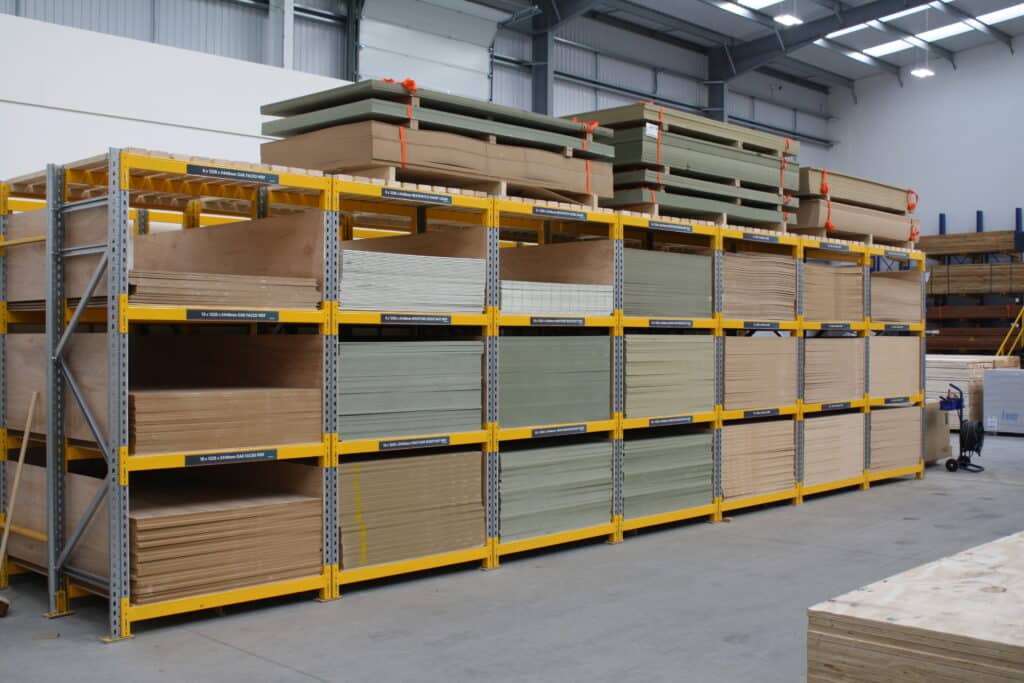 Pigeon Hole Racking for Timber Merchants