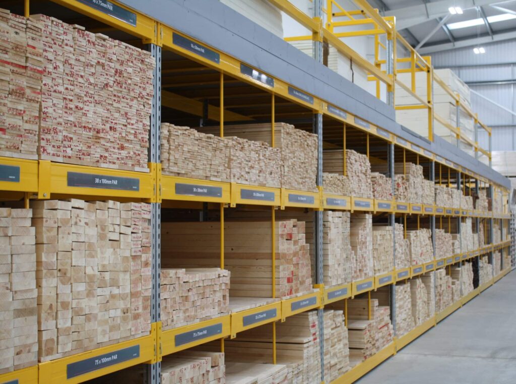 S.E.M.CO's Pigeon Hole Racking for Timber Merchants