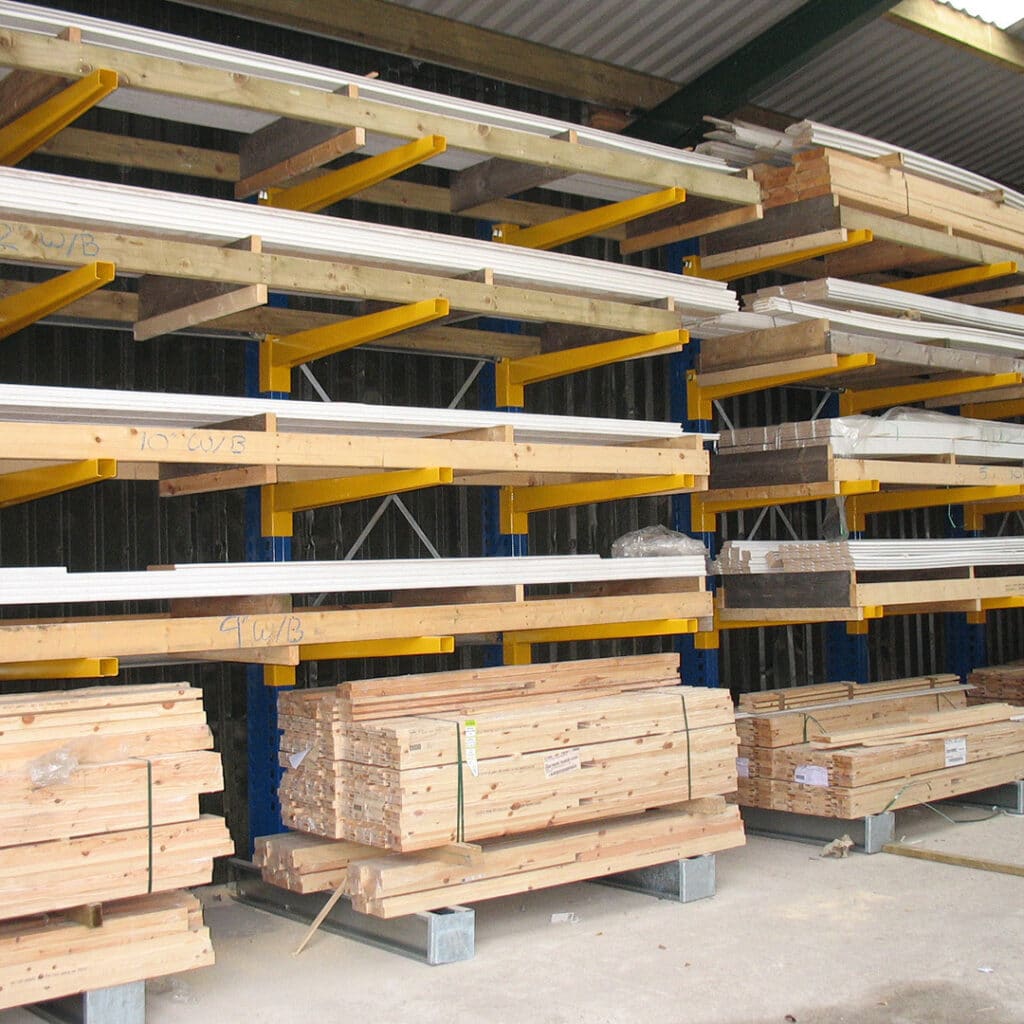 Cantilever Racking for timber merchants