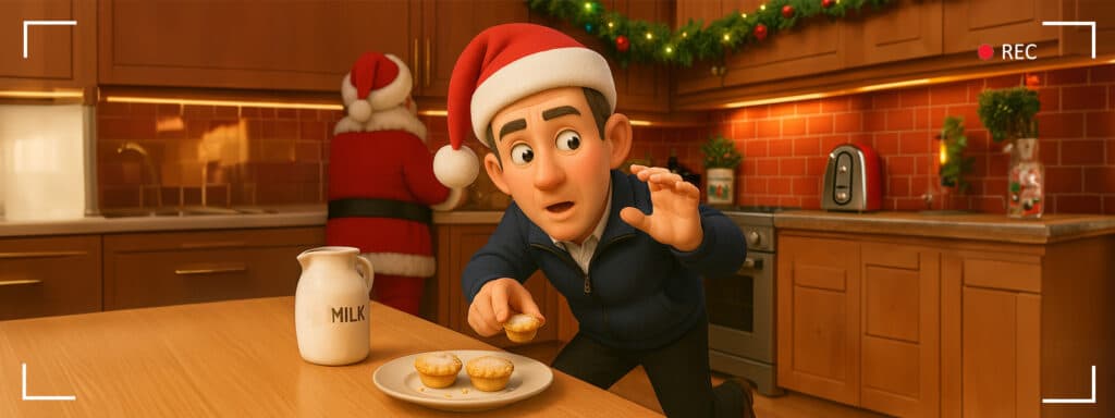 S.E.M.CO Christmas Adventures - James stealing mince pies.