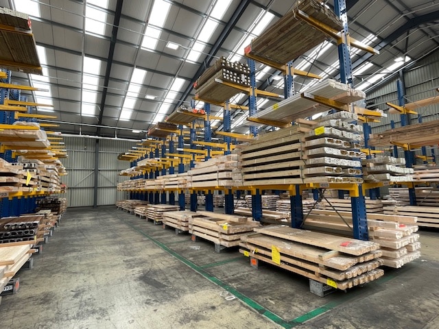 Internal Cantilever Racking Supplied and fitted by S.E.M.CO
