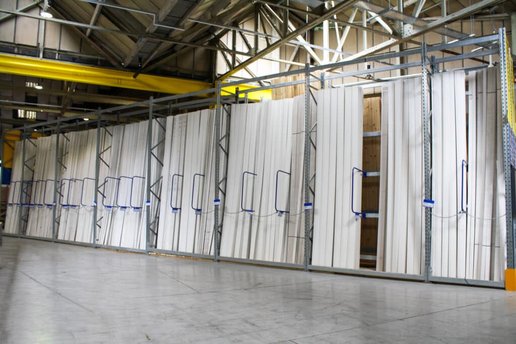 Visual Communication Racking Vertical Storage Racking | A-Frame Racking Solutions – S.E.M.CO