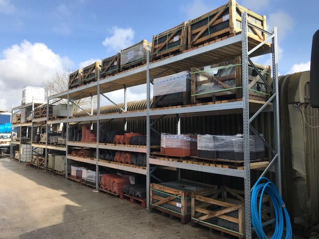 External Galvanised Pallet Racking